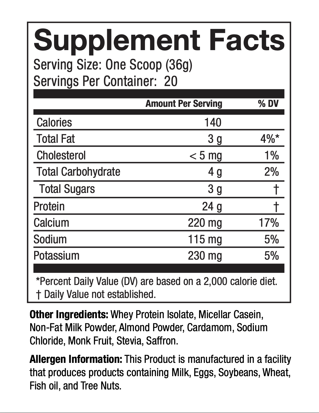 Badam Kesar Protein